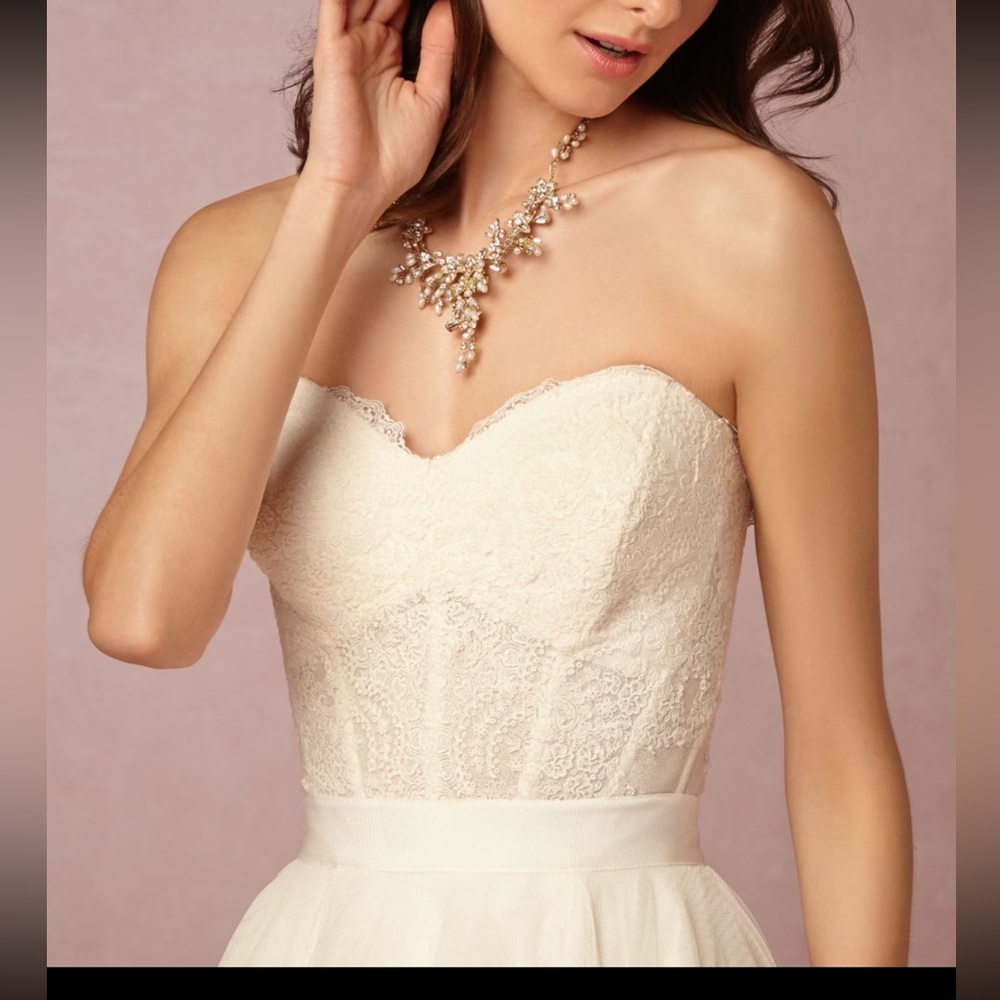 BHLDN Watters Bridal Lace Corset